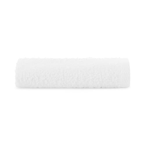 Centex Plush Washcloth, Full Terry, Cotton Blend, 12x12 1lb, White